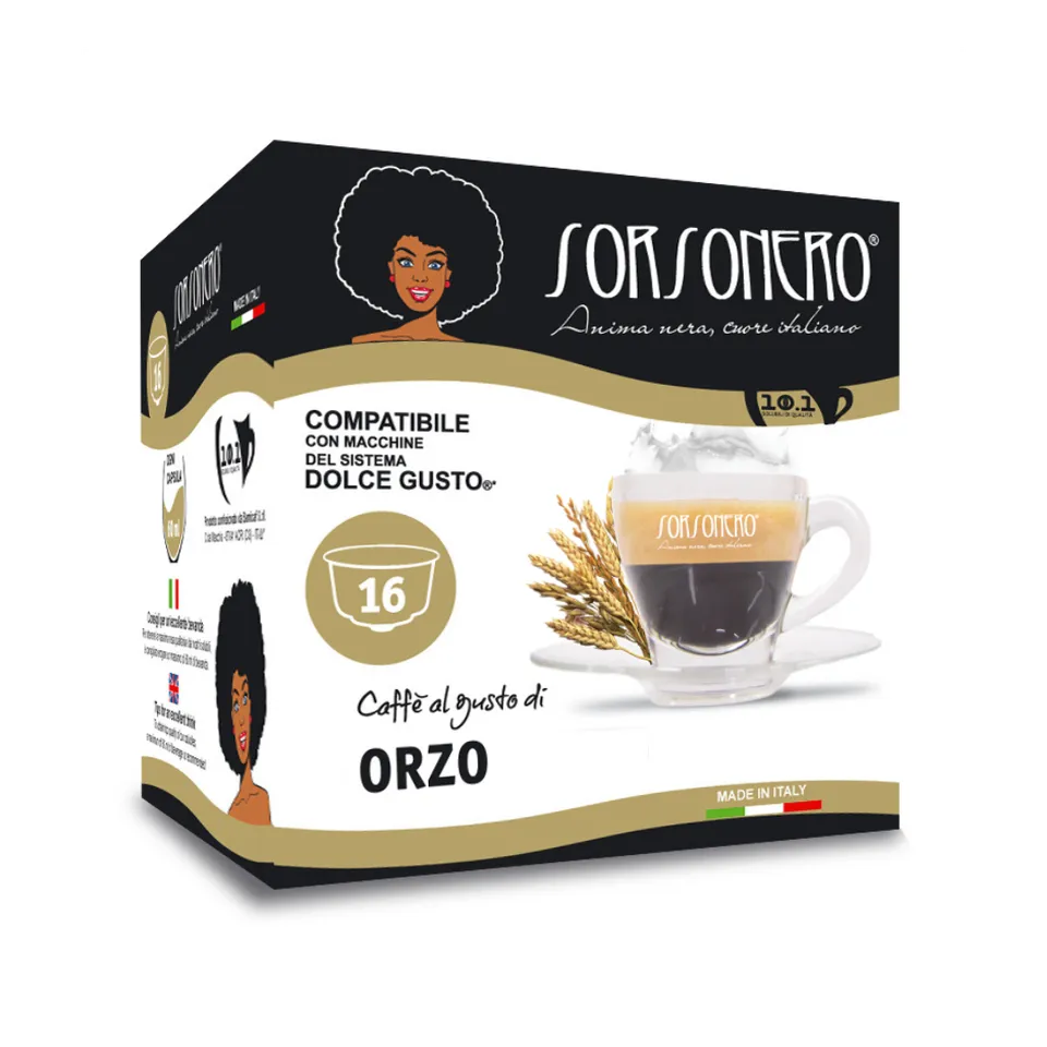 Greco Caffè Bevande Solubili 100% Dolce Gusto® bevanda orzo 16 pz