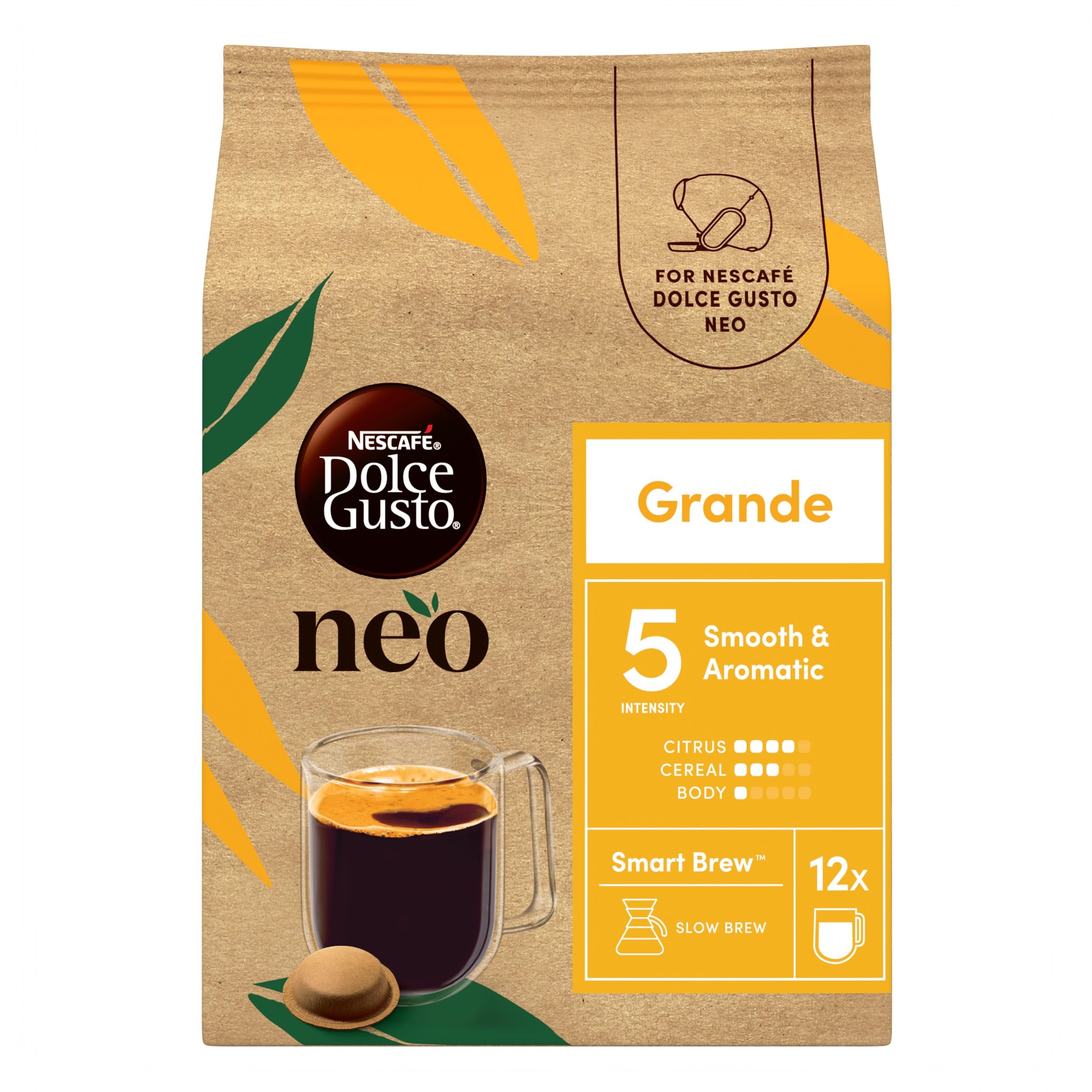 NESCAFÉ Dolce Gusto NEO Grande caffè in capsule 12 pezzi, intensità 5