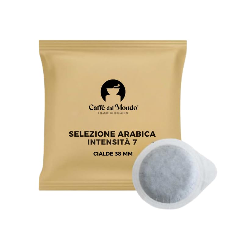 Caffè dal Mondo Cialde carta compostabili Decaffeinato 150 cialde 38 mm intensità 6