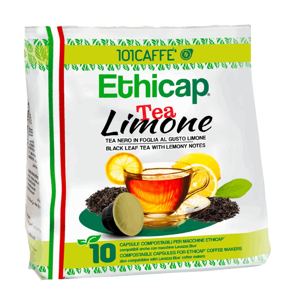 101 Caffè TÈ, TISANE E CAMOMILLE Tea al Limone capsule 10 pezzi in foglie
