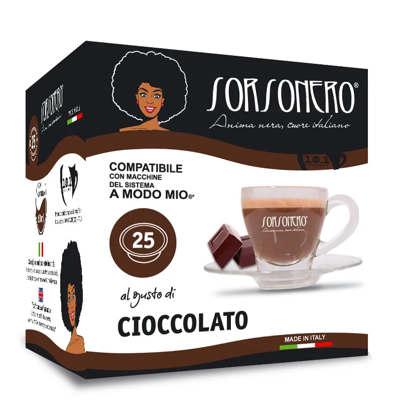 Greco Caffè Bevande Solubili 100% Cioccolata bevanda 25 capsule