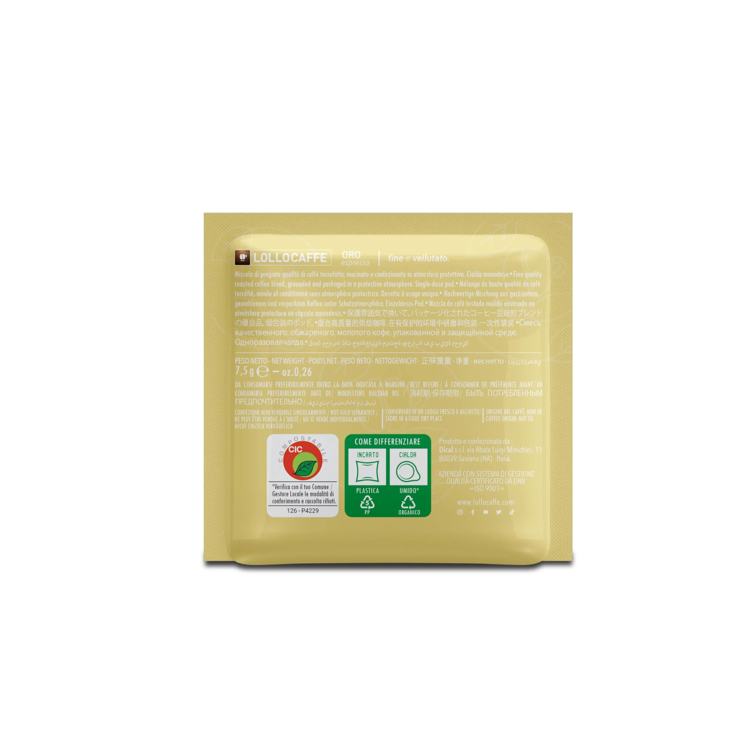 Lollo Caffe CIALDE Miscela Oro cialde 900 pezzi