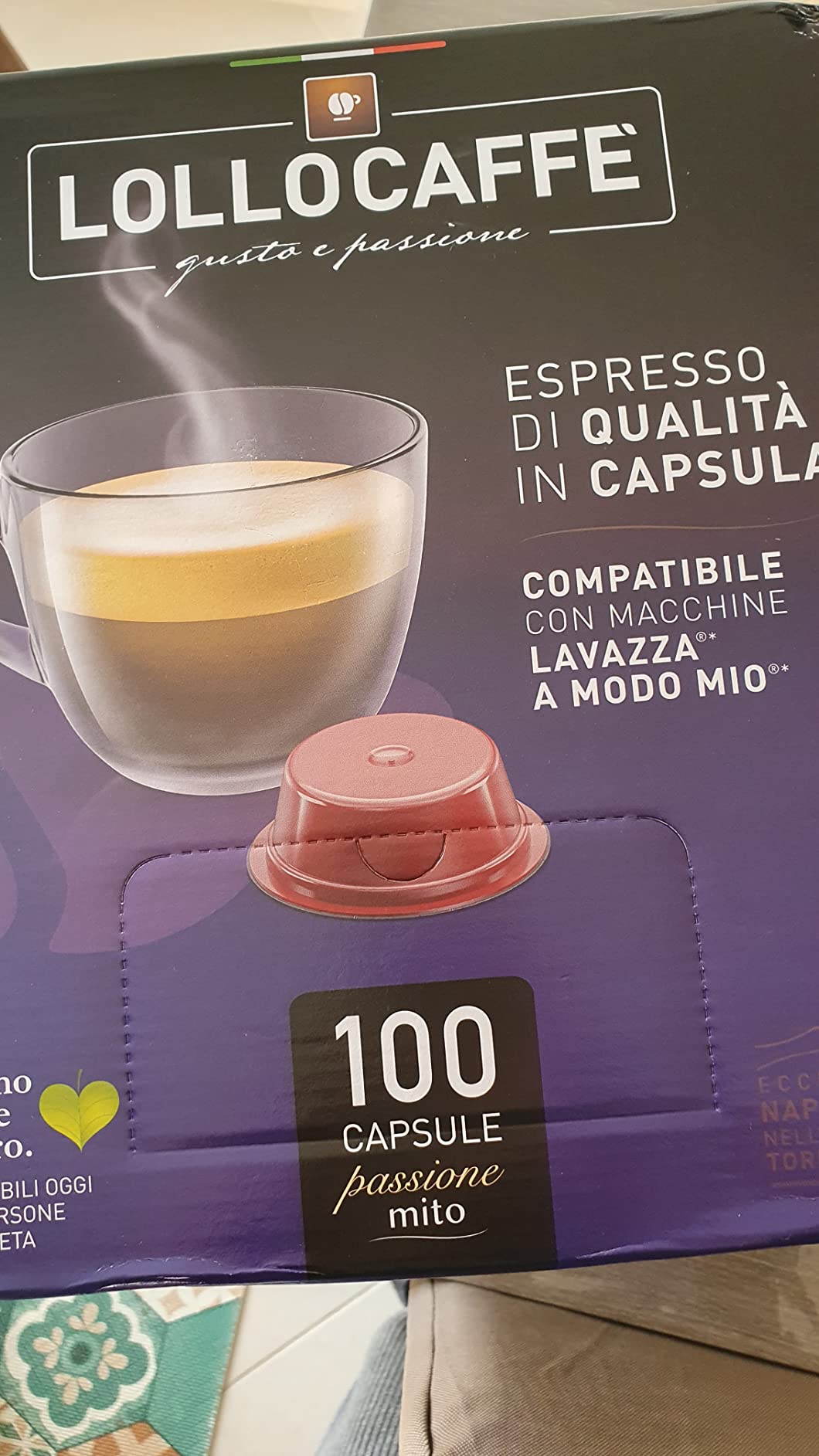 Lollo Caffè PASSIONEMIO Miscela Classica capsule 300 pezzi A Modo Mio