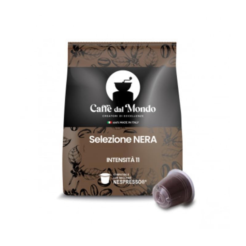 Caffè dal Mondo Selezione Oro capsule compatibili Nespresso 100 pezzi, 100% Arabica