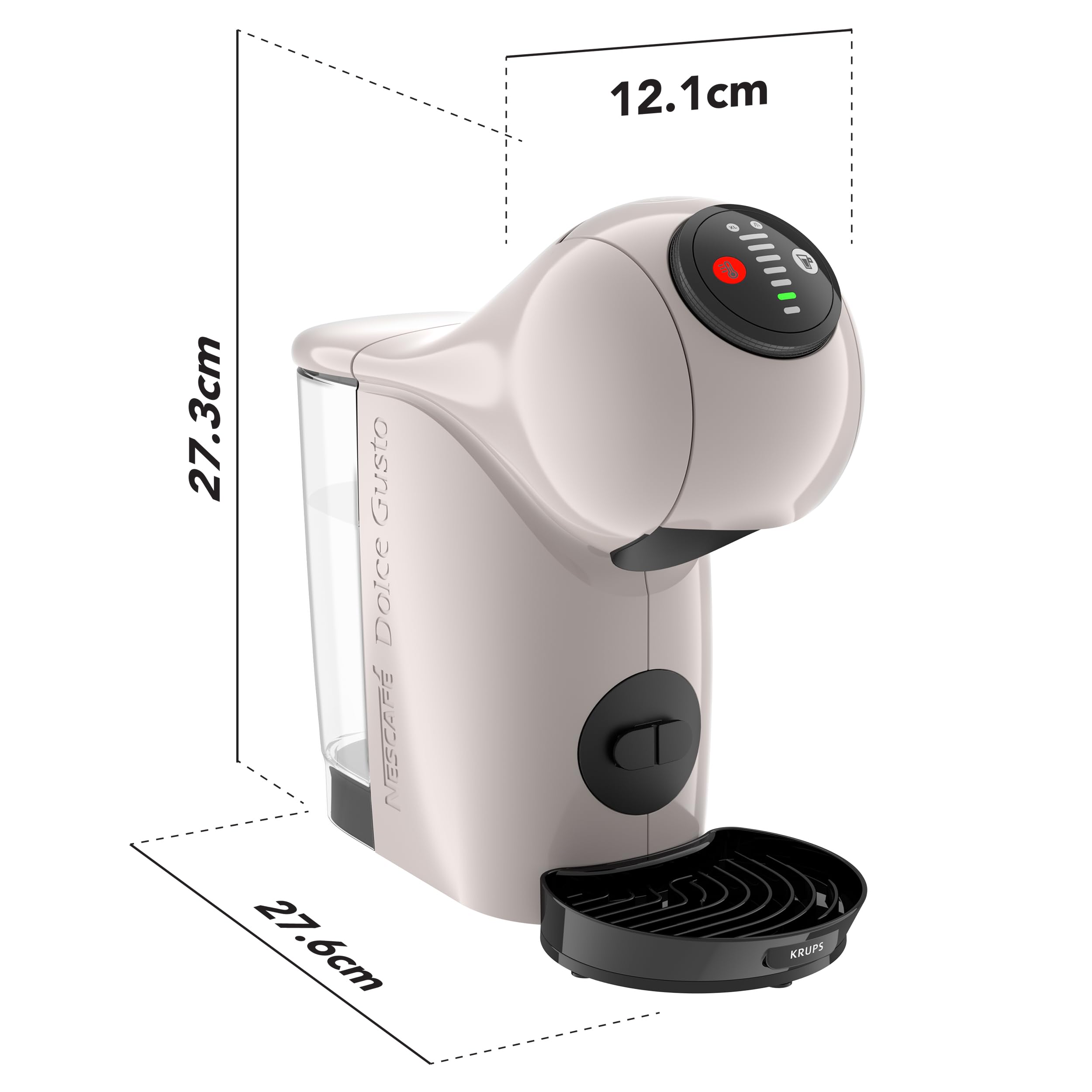 Krups Dolce Gusto KP243A Genio S macchina capsule tortora 0,8 l