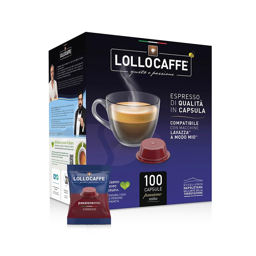 Lollo Caffè PassioneMio Passione Mito capsule Miscela Classica 500 pezzi
