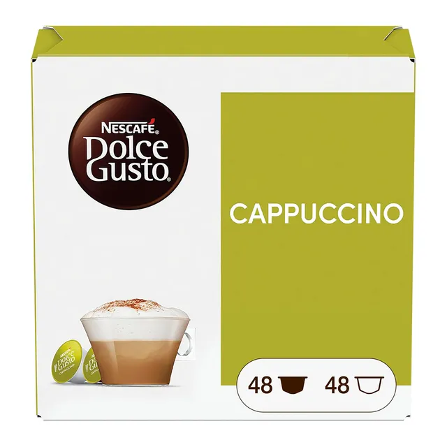 NESCAFÉ Dolce Gusto Cappuccino capsule caffè e latte 96 pezzi senza glutine