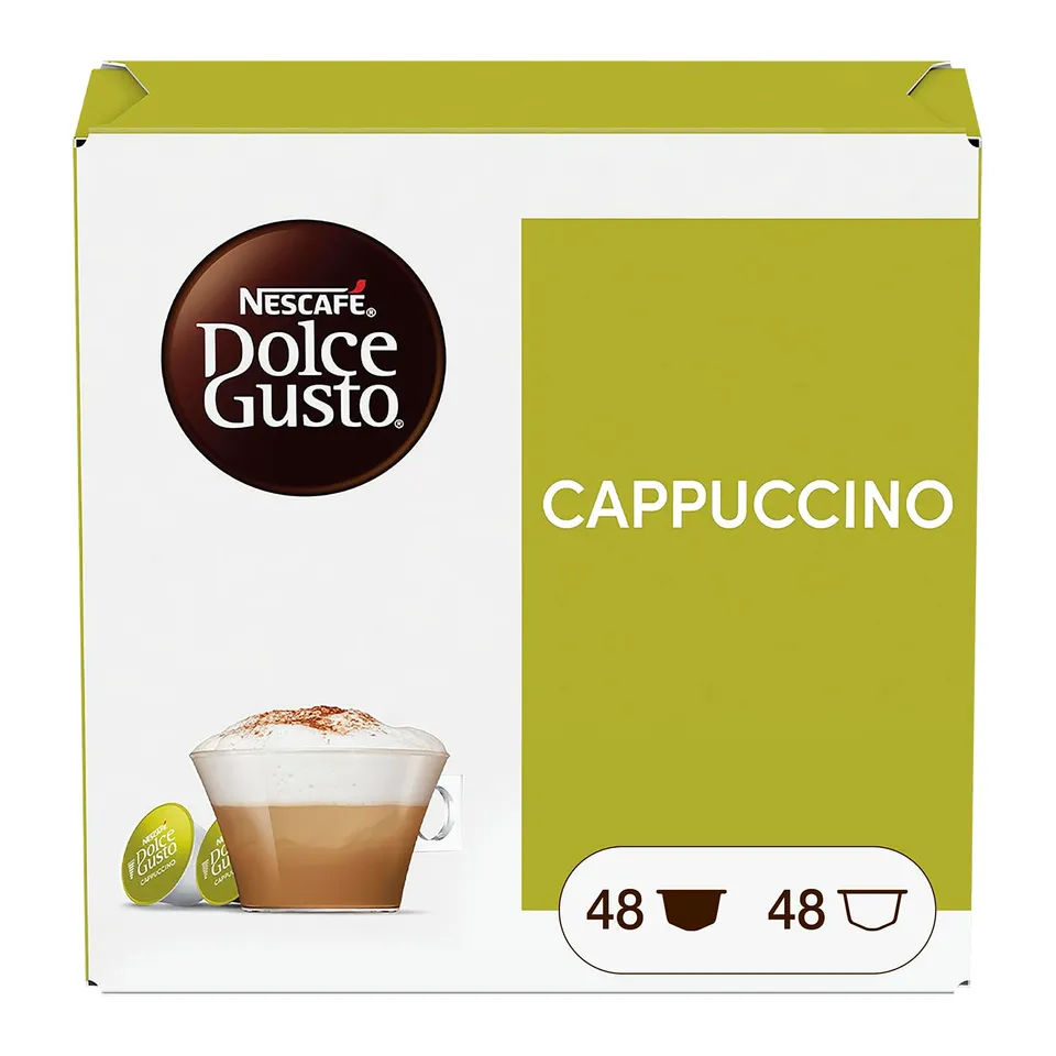 NESCAFÉ Dolce Gusto Cappuccino capsule caffè e latte 96 pezzi senza glutine