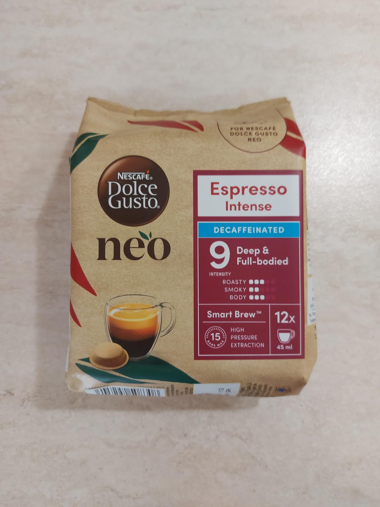 NESCAFÉ Dolce Gusto NEO Espresso Intenso Decaffeinato capsule 12 pezzi
