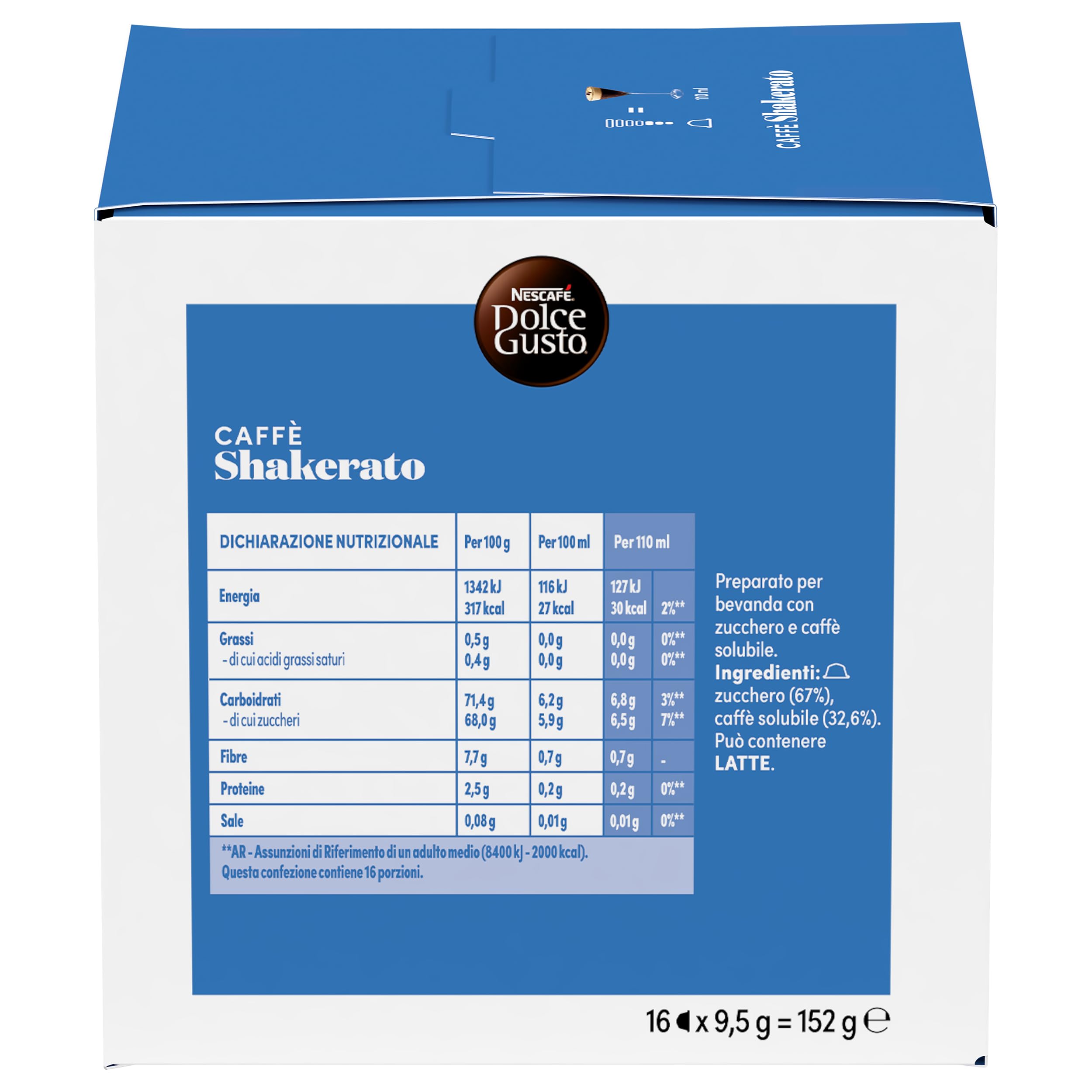 NESCAFÉ Dolce Gusto Caffè Shakerato capsule 48 pezzi