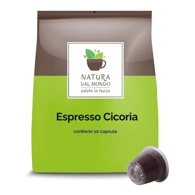 Caffè dal Mondo Nespresso Espresso Cicoria capsule 100 senza caffeina