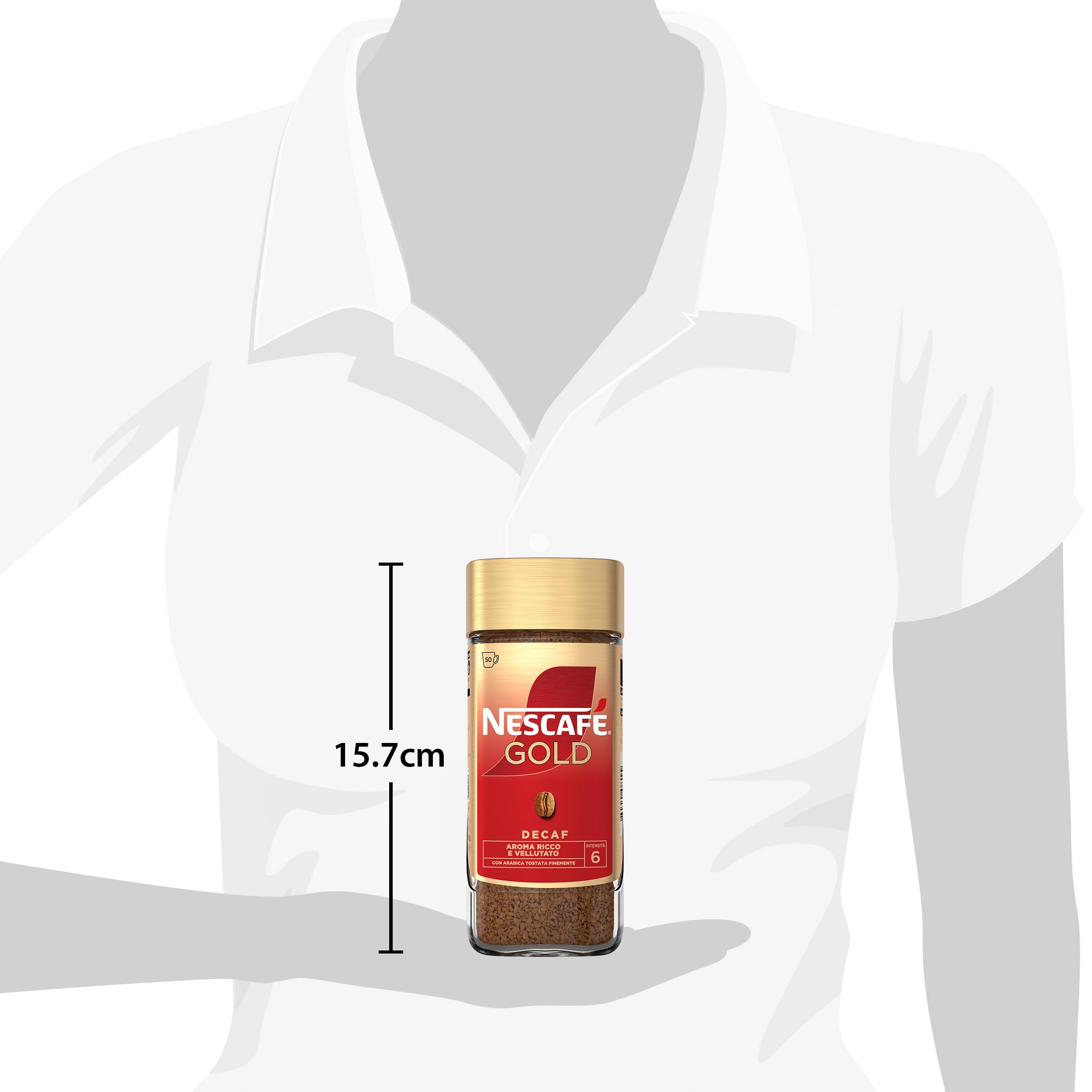 NESCAFÉ Gold Decaf caffè solubile decaffeinato 100 g confezione da 1