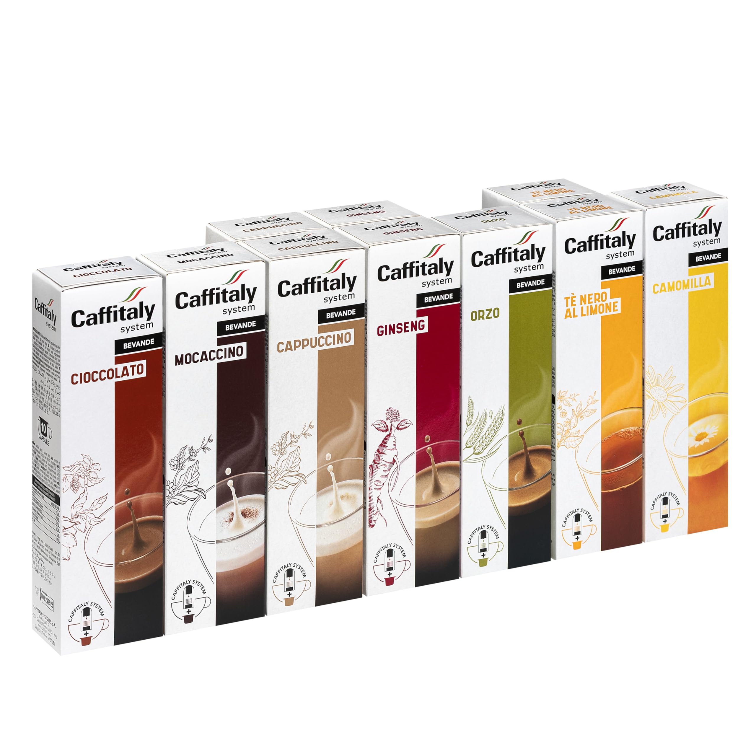 Caffitaly System Tè e altre bevande Variety Pack capsule 100 pezzi