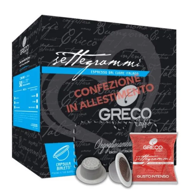 Greco Caffè Bialetti Compatibile 100% Gusto Intenso capsule 260 pezzi