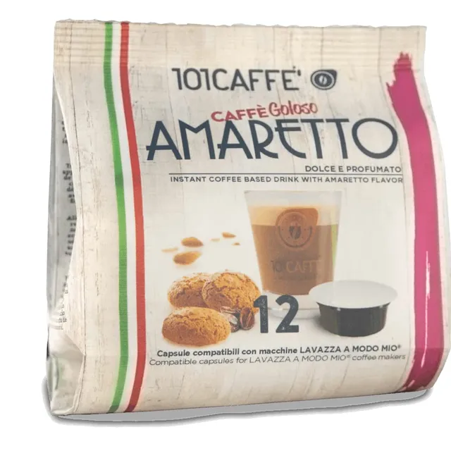 101 Caffè Bevande Golose Amaretto bevanda in capsule 12 capsule