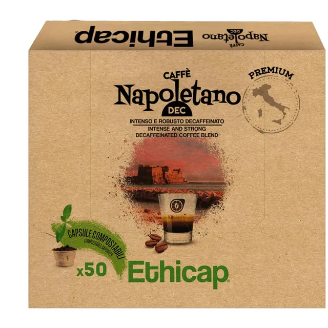 101 Caffè Napoletano Dec capsule Ethicap 50 pezzi decaffeinate