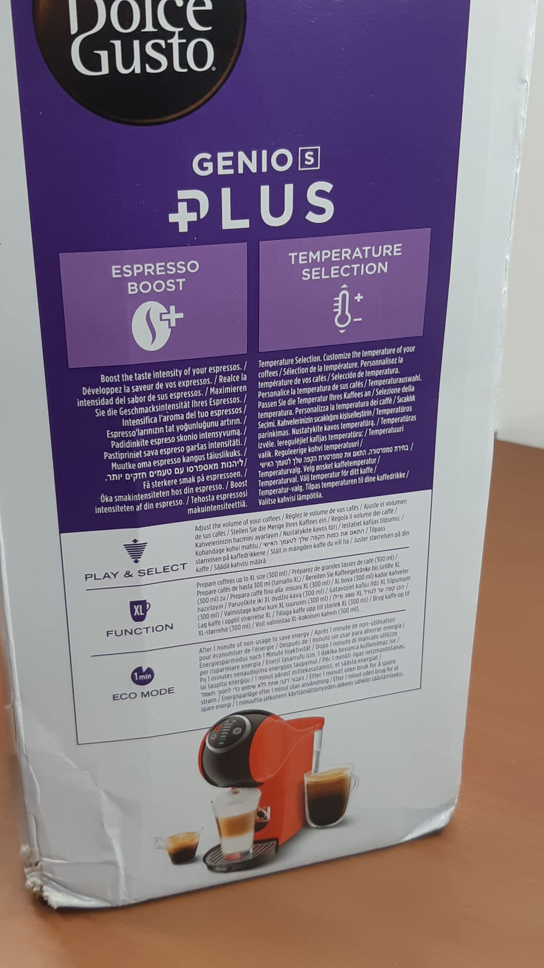 NESCAFÉ Dolce Gusto Macchine per capsule Genio S Plus macchina caffè rossa