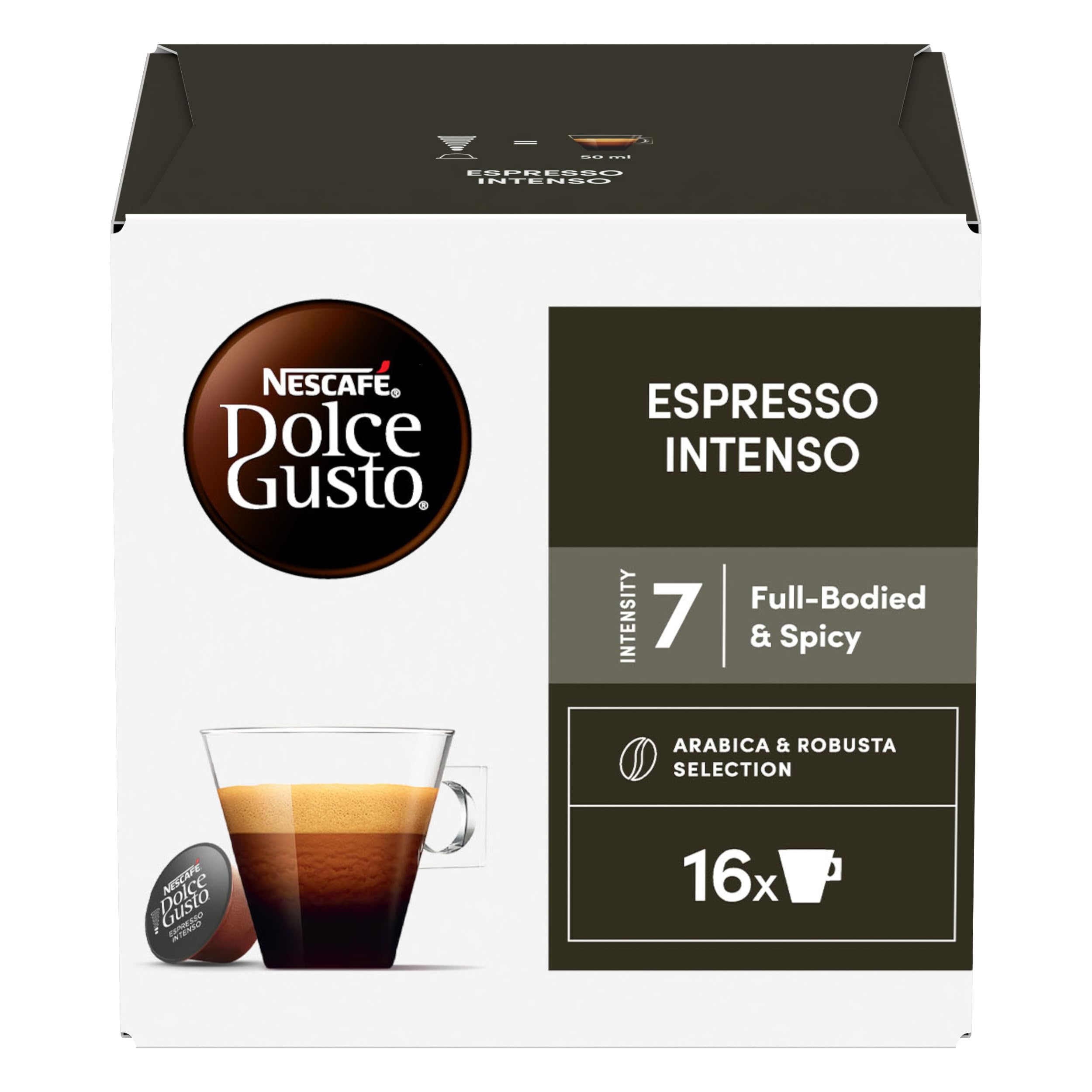 NESCAFÉ Dolce Gusto Espresso Intenso capsule caffè 96 pezzi tostatura medio-scura