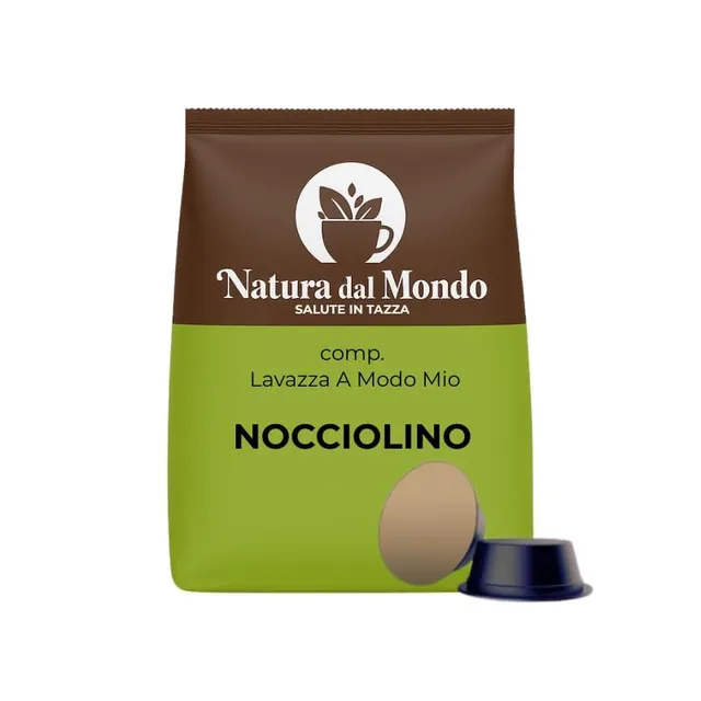 Caffè dal Mondo Natura dal Mondo Nocciolino capsule compatibili Lavazza A Modo Mio