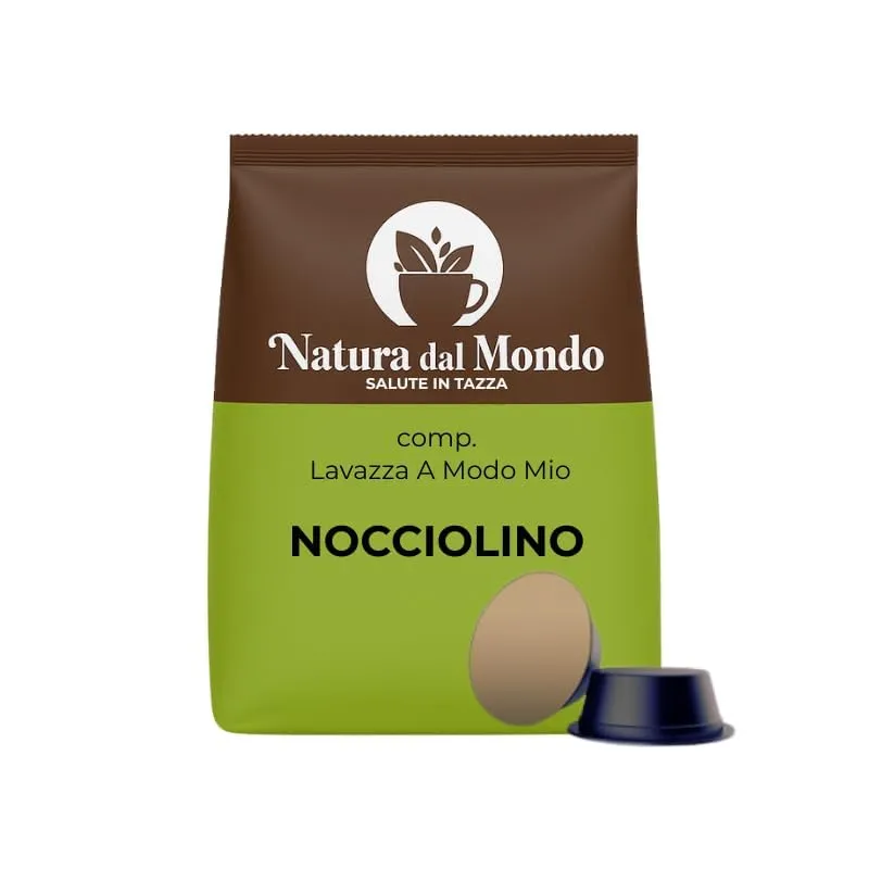 Caffè dal Mondo Natura dal Mondo Nocciolino capsule compatibili Lavazza A Modo Mio
