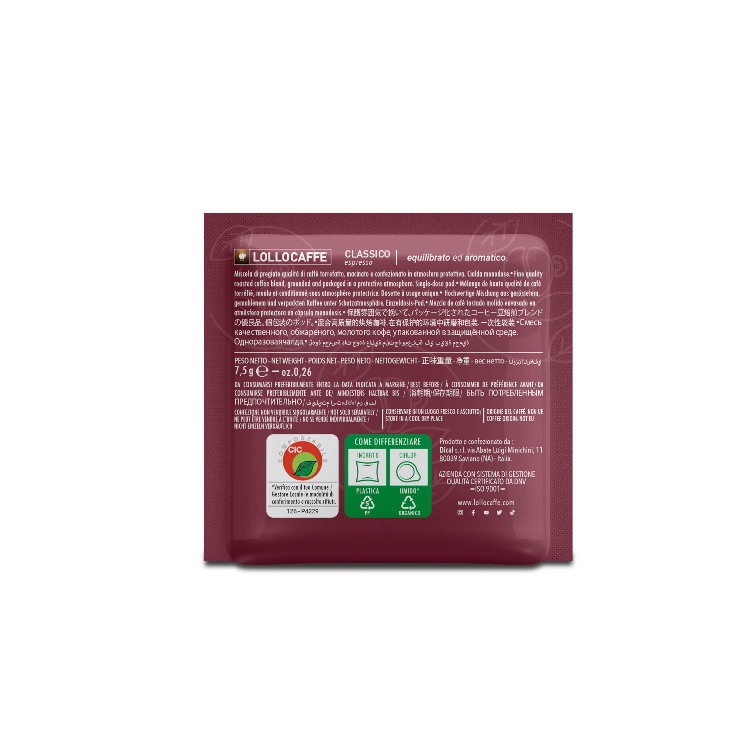 Lollo Caffè CIALDE Miscela Classica cialde 150