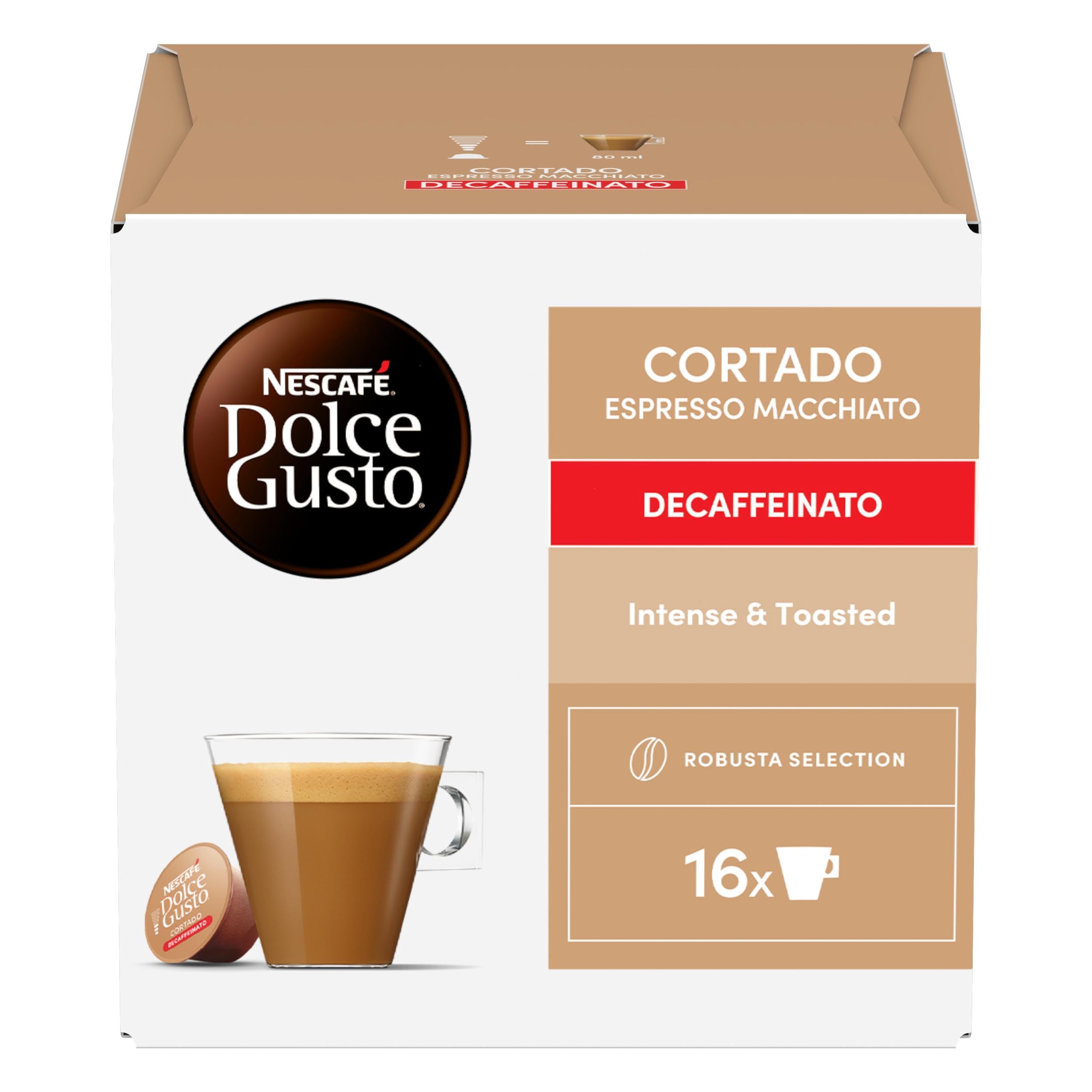 NESCAFÉ Dolce Gusto Cortado Espresso Macchiato Decaffeinato capsule 48 pezzi