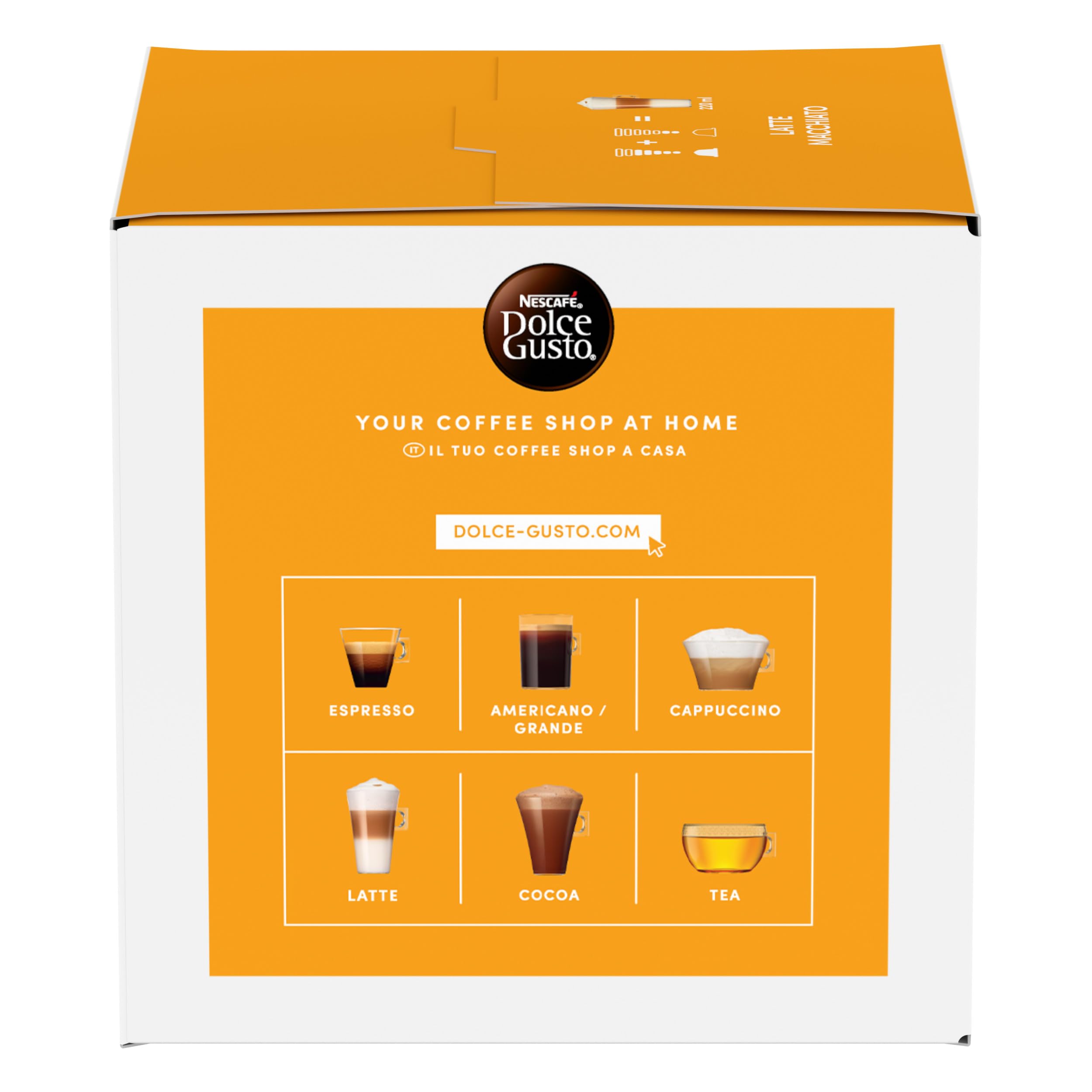 NESCAFÉ Dolce Gusto Latte Macchiato con Caffè 96 capsule