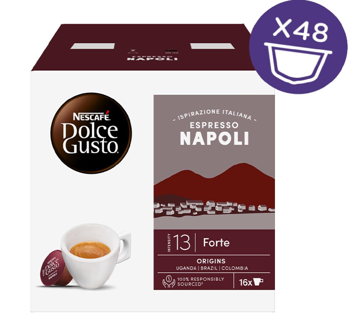 NESCAFÉ Dolce Gusto Napoli Roma Milano capsule caffè assortite 96 pezzi