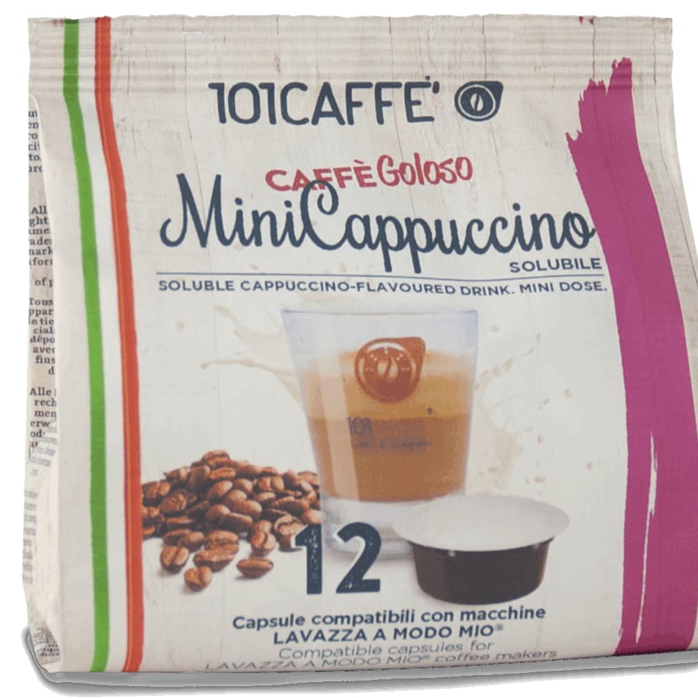 101 Caffè BEVANDE GOLOSE Mini Cappuccino capsule 12 pezzi solubili