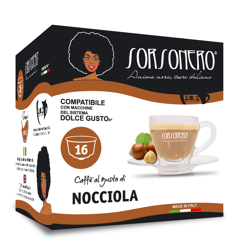 Greco Caffè Bevande Solubili 100% Dolce Gusto nocciola 16 capsule