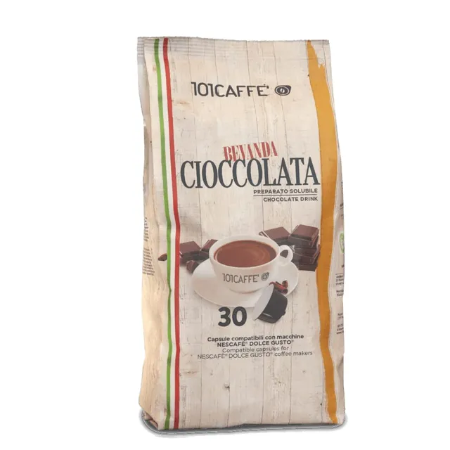 101 Caffè Bevande Golose Cioccolata bevanda in capsule 30 pezzi al cacao