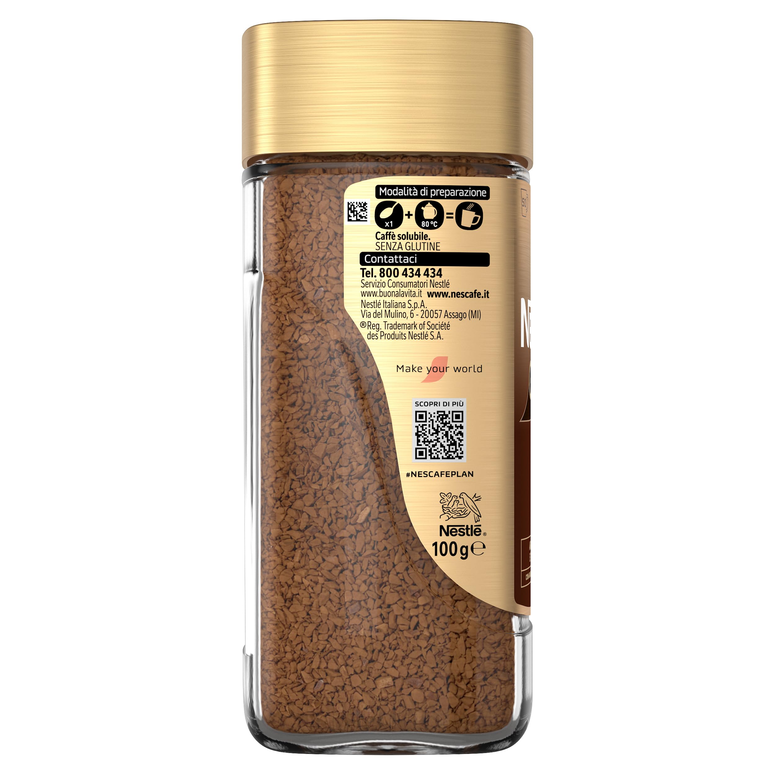 NESCAFÉ Gold caffè solubile 100 g barattolo