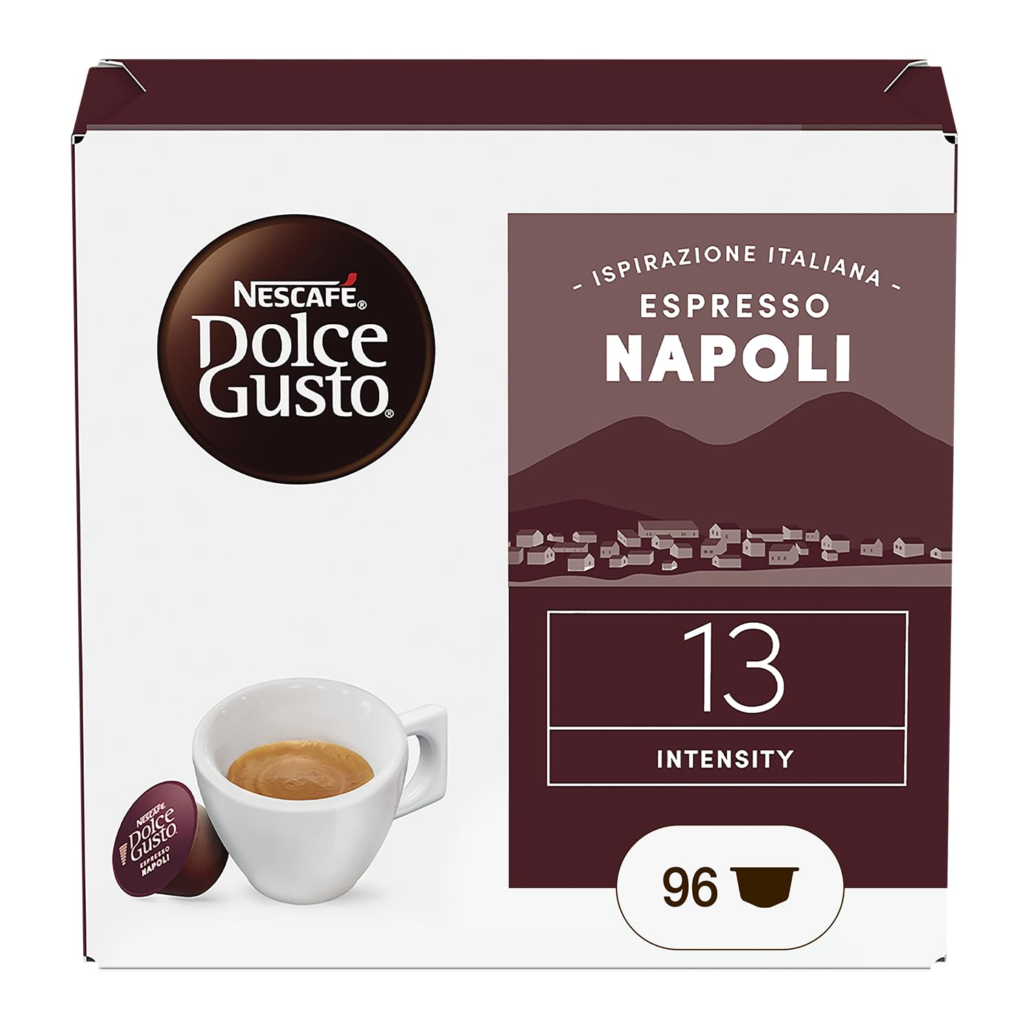 NESCAFÉ Dolce Gusto Espresso Napoli caffè capsule 96 compatibili intensità 13/13