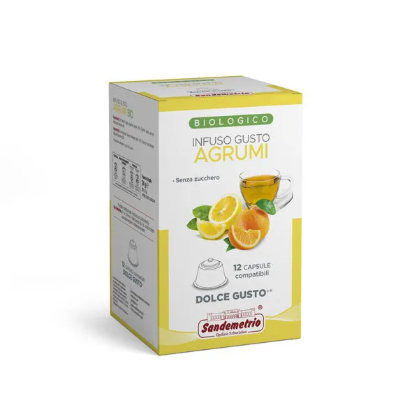 SanDemetrio Tè e Tisane Agrumi capsule 12 pezzi