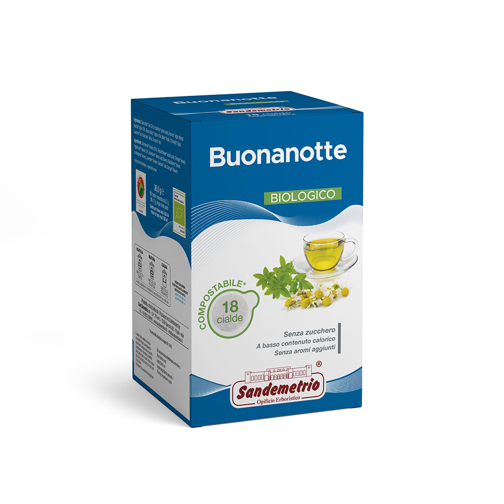 SignoriCaffè Tè e Tisane SanDemetrio Tisana Notte cialde 18 pezzi