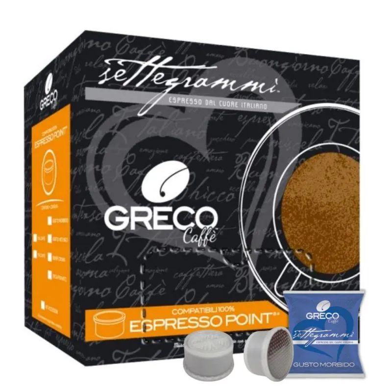 Greco Caffè Espresso Point® Compatibile 100% capsule gusto morbido 50 pz
