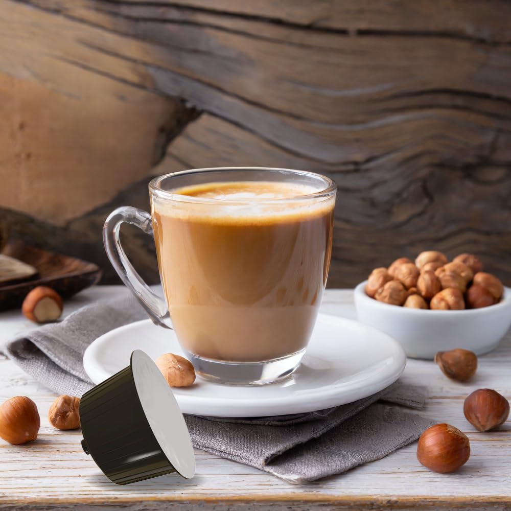 101 Caffè Bevande Golose Nocciolino capsule 30 pezzi al gusto di nocciola