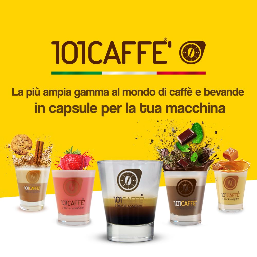 101 Caffè BEVANDE GOLOSE Cappuccino capsule 10 pezzi compatibili Ethicap
