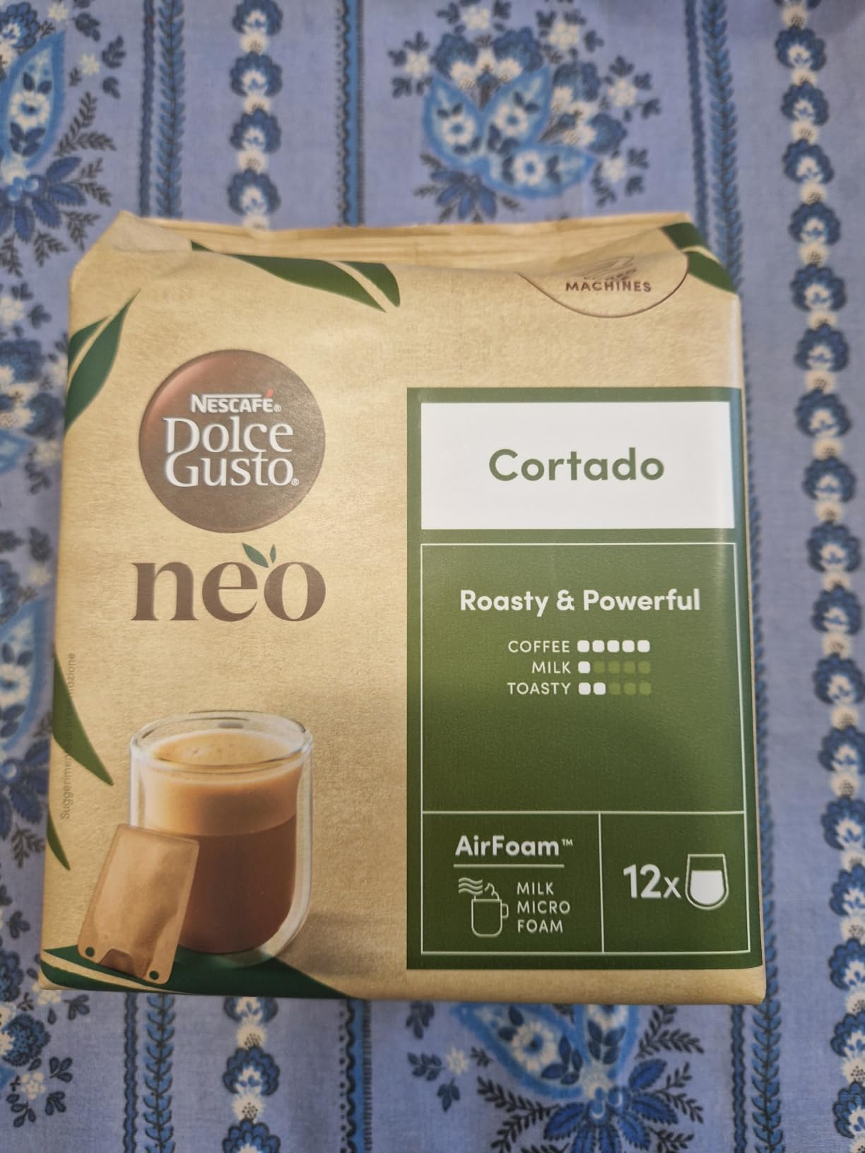 NESCAFÉ Dolce Gusto NEO Cortado caffè in capsule 12 bustine, schiuma di latte
