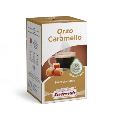 SignoriCaffè Capsule e Cialde SanDemetrio Orzo al Caramello cialde 18 pezzi
