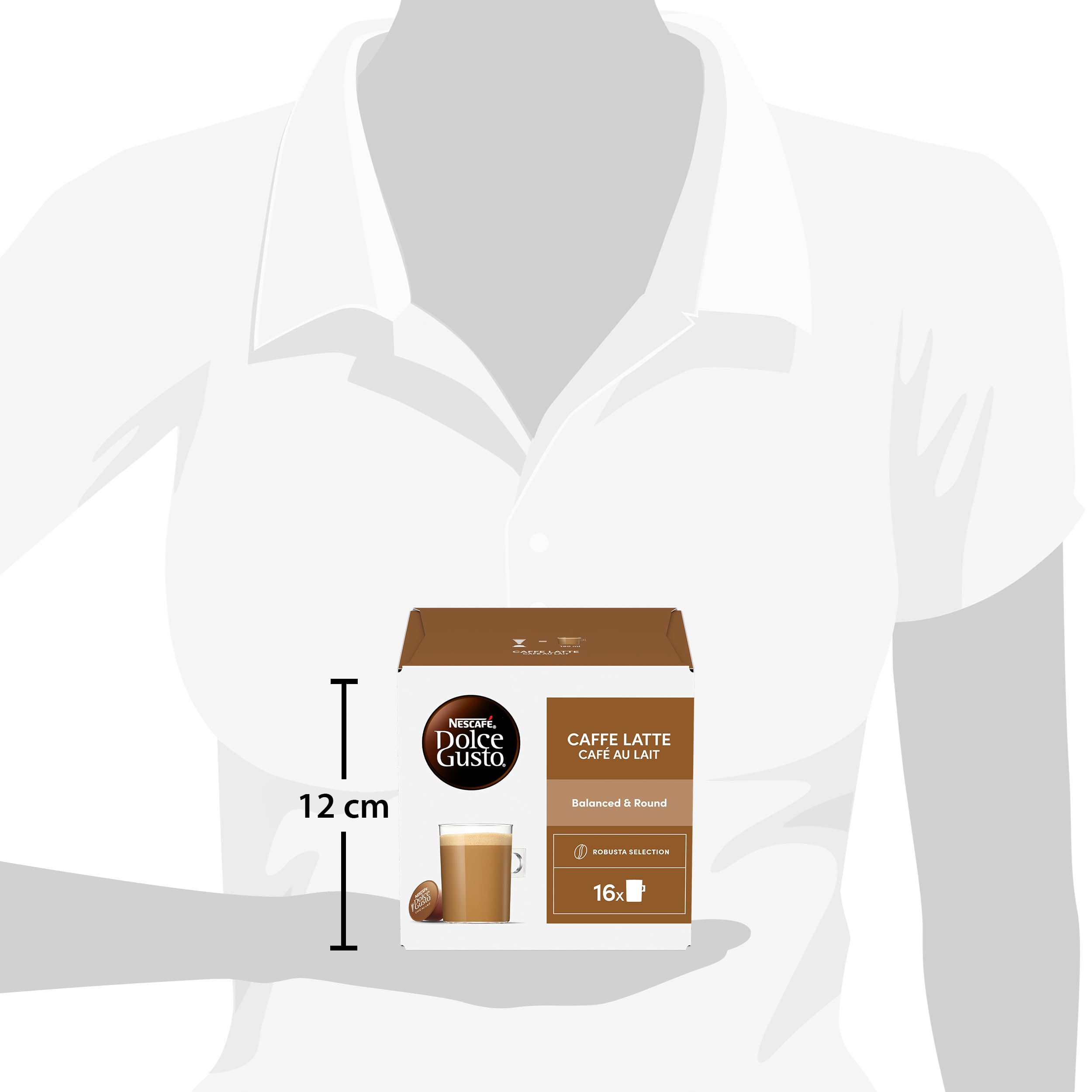 NESCAFÉ Dolce Gusto Caffè Latte capsule 48, confezione da 3