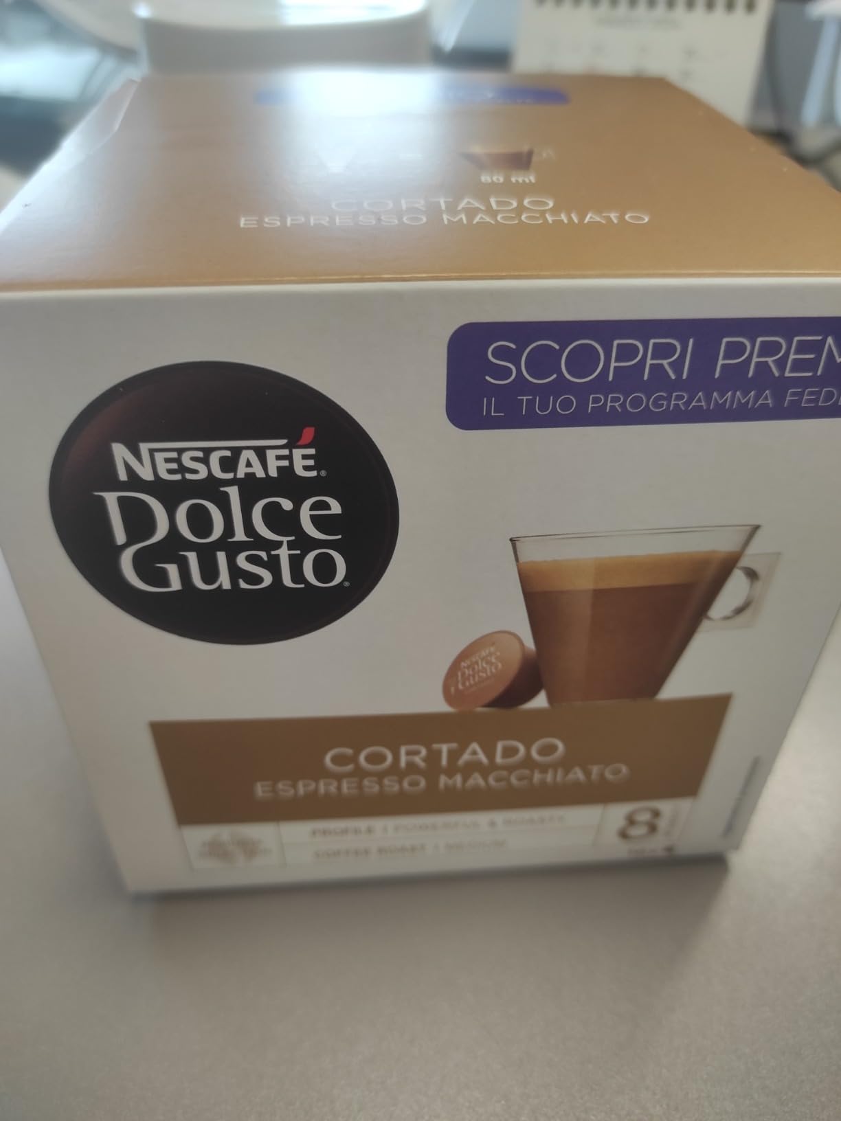 NESCAFÉ Dolce Gusto Cortado caffè 96 capsule con latte