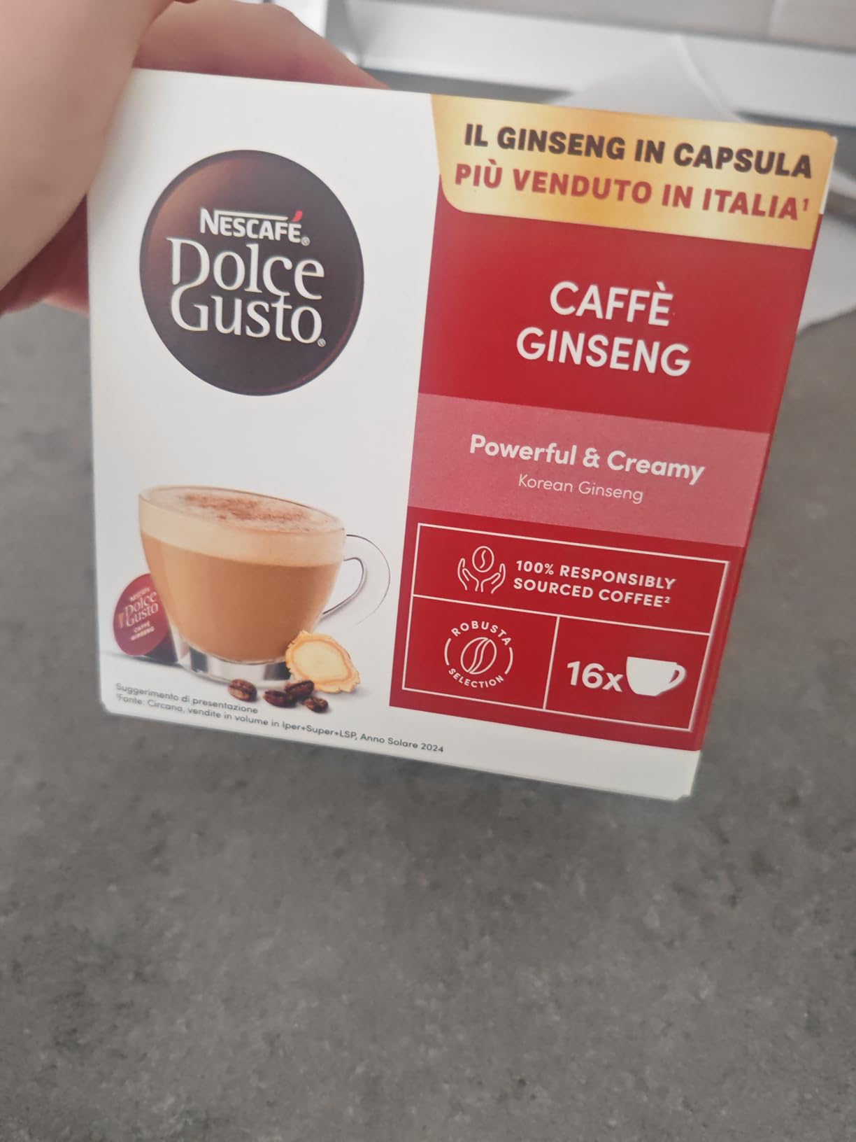 NESCAFÉ Dolce Gusto Caffè Ginseng capsule 96 pezzi con ginseng coreano