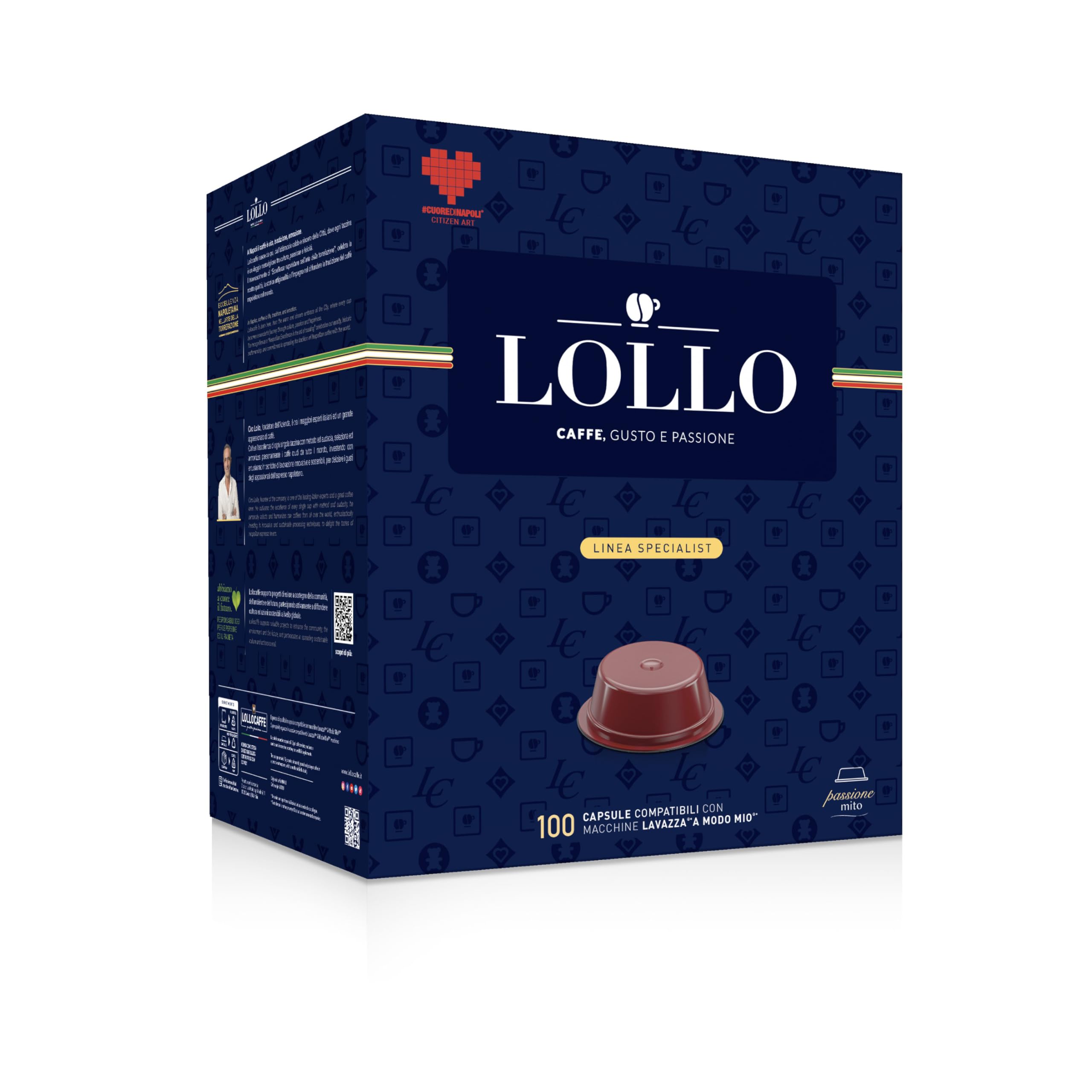 Lollo Caffè PassioneMio Miscela Classica capsule 600 pezzi