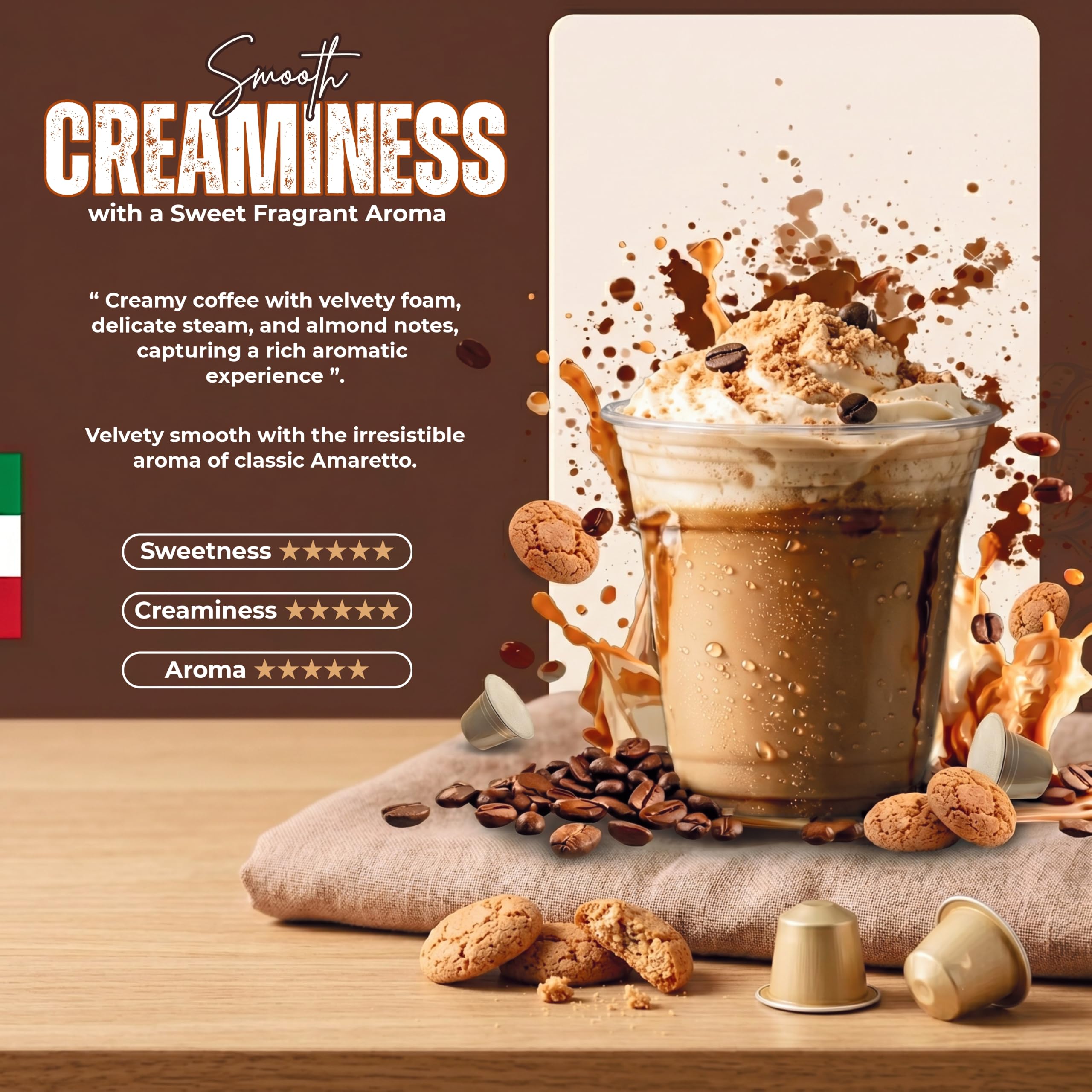 101 Caffè Bevanda Amaretto capsule Dolce Gusto 12 pezzi gusto amaretto