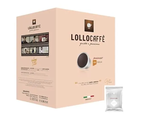 Lollo Caffe Uno System Miscela Argento capsule 100 pezzi