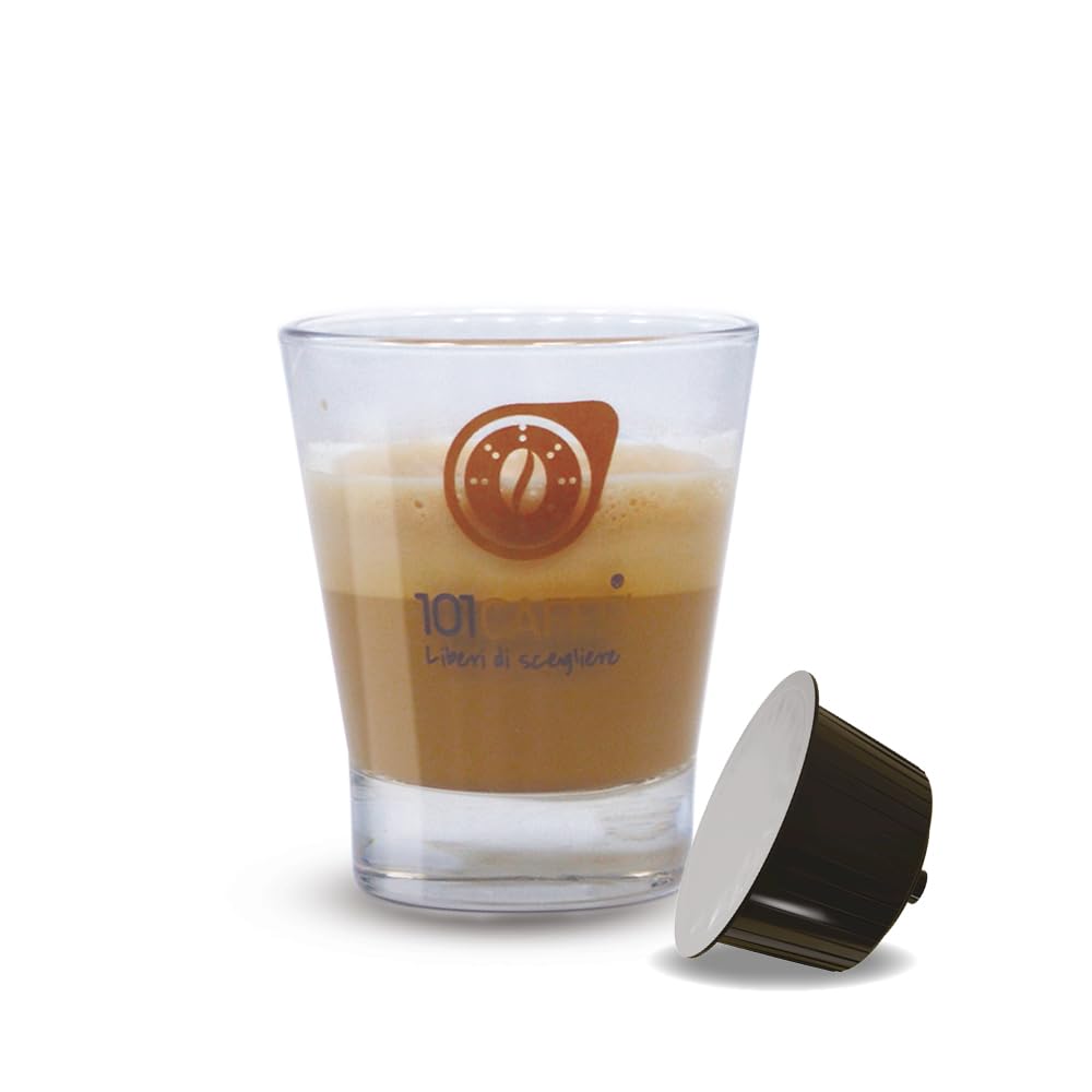 101 Caffè Cortado capsule 80 pezzi compatibili Dolce Gusto