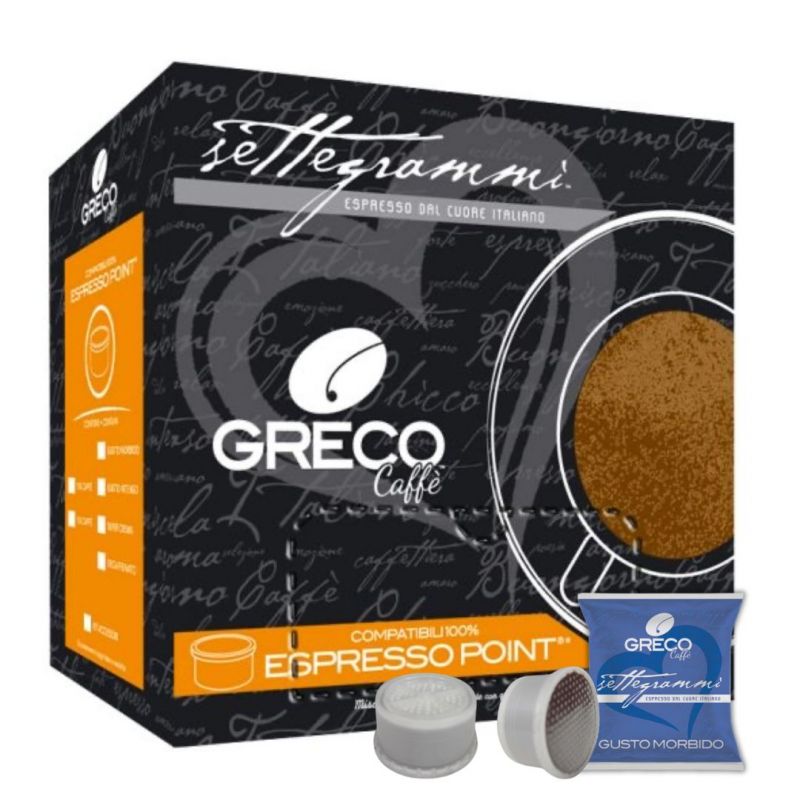 Greco Caffè Espresso Point® Compatibile 100% capsule gusto morbido 50 pz