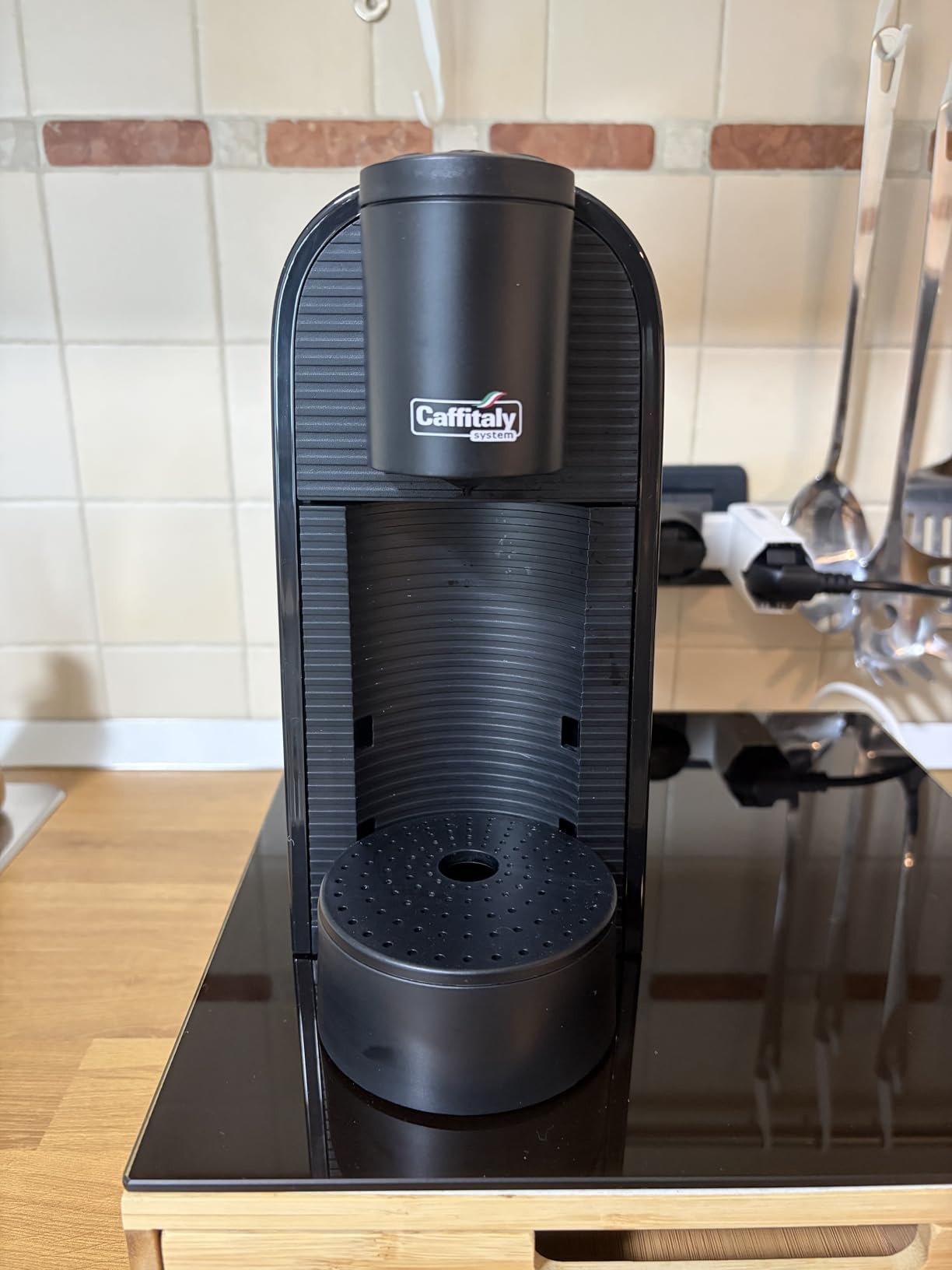 Caffitaly System Volta macchina da caffè bianca con 30 capsule