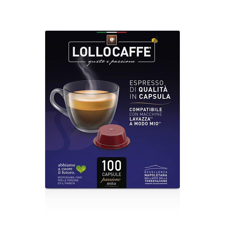 Lollo Caffe PASSIONEMIO Miscela Argento capsule caffè 300 compatibili